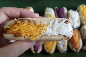 สูตรกล้วยปิ้งคาราเมลไส้ทะลัก พร้อมคำนวณต้นทุน